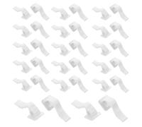 BESPORTBLE 50 Ganci per Radiatore in Plastica da 9,0 Mm, Supporto Resistente al Calore per Asciugamani Bagno e Cucina, Gancio Staccabile Multiuso per Termosifoni Standard