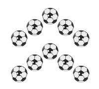 BESPORTBLE 50 Pezzi Bottoni da Calcio in Legno a Due Fori per Cucito e Decorazioni Fai da Te, Facili da Unire, Superficie Liscia e Confortevole per Abbigliamento
