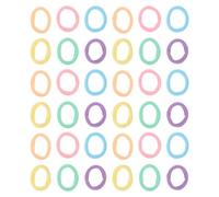 BESPORTBLE 500 pezzi di elastici per capelli senza cuciture per bambini, piccoli elastici colorati per coda di cavallo, fasce in tessuto morbido antiscivolo per bambine, accessori da indossare tutti i