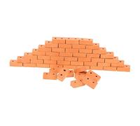 BESPORTBLE 50Pezzi Mattoncini Miniatura per da Te Mattoncini Decorativi per Infantili per Sviluppare Creatività e