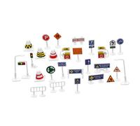 BESPORTBLE 56 Cartelli Stradali per DIY Segnali Traffico Educativi Materiali Sicuri per Apprendere Regole Stradali e Genitore-Figlio