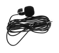 BESPORTBLE 5m Microfono Dinamico Portatile Mini Cuffia Asta Per Amplificatore Vocale Connettore Jack Per Cantare Parlare Strumenti Musicali Come Tromba e Violino Facile Configurazione Nero