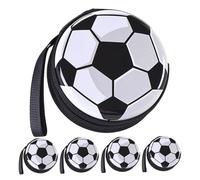 BESPORTBLE 5pezzi Borse Portamonete Pallone Custodia Lattine Per Monete e Snack Zipper Bag Per Del e Ragazze Teenager
