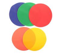 BESPORTBLE 5pezzi Dischi Di Allenamento Per Calcio e Basket Segnaletica Visiva Colorata Per Esercizi Sportivi Materiale Resistente Perfetti Per Attività Palestra e Drills Di Agilità
