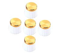 BESPORTBLE 5Pezzi Manopole Volume Per Chitarra Elettrica Da Manopole Potenziometro Per Bassi Facili Da Installare Design Innovativo Compatibili Con Strumenti Musicali