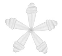 BESPORTBLE 5pezzi Modellini Per Attività Creative Coni Polistirolo Per Decorazioni e Matrimoni Ruolo Per Facili Personalizzare e Dipingere