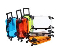 BESPORTBLE 5pezzi Valigia per Ragazzo Ragazza con Ruote Mini Trolley Giocattolo di Valigie per Gioco di Ruolo per Viaggi Immaginari e Attività Ricreative