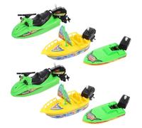BESPORTBLE 6 Barche da Bagno Plastica Resistente Vele Motoscafi e Speedboat per Portatile per e Piscina