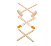 BESPORTBLE 6 Kit con Martello in Legno Scalpello e Pennello per e Gemme Giocattoli Educativi Archeologo per Strumenti Sicuri per Apprendimento Stem e Immaginativo