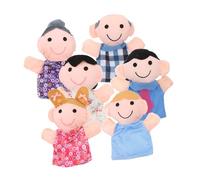 BESPORTBLE 6 Marionette in Tessuto Leggero Burattini Mano per Anni Giocattolo Educativo per e Racconti Familiari