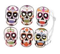BESPORTBLE 6 Maschere per Feste da Maschere Del Dei Morti Decorazioni Spaventose per Halloween e Feste Design Realistico per Cosplay e Attività Festive
