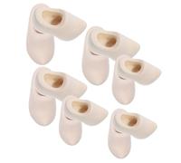 BESPORTBLE 6 paia di scarpe in miniatura in legno per artigianato fai da te non finiti mini zoccoli olandesi per pittura e accessori per casa delle bambole artigianali piccole scarpe per bambole per