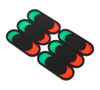 BESPORTBLE 6 Pezzi Cartello Segnaletico Porta Scorrevole Nero in Pmma | Studi Privati e Edifici Pubblici, Installazione Semplice, Pratico, Colore Evidente, Stile Essenziale