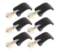 BESPORTBLE 6 Pezzi Di Dadi Di Dadi Di Bloccaggio Esterni Per Bastoni Da Trekking Fibbia Per Bastoni Da Passeggio Blocco A Scatto