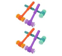 BESPORTBLE 6 Pezzi Giocattoli Martello con Ventosa Gioco Multifunzione di Percussione Colorato per Sviluppo Reattività e Percezione Visiva per Asilo Picnic e Apprendimento Precoce