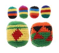 BESPORTBLE 6 Pezzi Palline da in Maglia all Uncinetto Morbidi Sacchetti di Fagioli per Gioco di e Coordinazione Manuale Giocattolo Artigianale per Attività Indoor e Outdoor