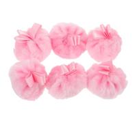 BESPORTBLE 6 Pezzi Piumini Cipria Morbidi, Face Makeup Puff, Piumino da Cipria Secco, Applicatore in Piuma per Trucco Viso, Portatile per Viaggio, per Polvere Libera