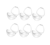 BESPORTBLE 6pezzi Scatola Portaciuccio Per Contenitore Per Succhietti e Clip Scatolina Protettiva Per Ciucci Riporre in Borsa o Casa Facile Pulire e Trasportare