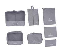 BESPORTBLE 7pezzi Cubi per Imballaggio da Viaggio Cerniera Custodie Impermeabili per Indumenti di Sacchetti per Riporre i Bagagli da Viaggio Organizzatori per Vestiti