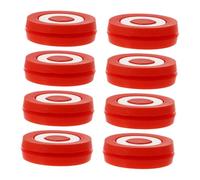 BESPORTBLE 8 Dampeners per Silicone Rosso Ammortizzatori Elasticità Prolungata per Allenamento e Partite Riduzione Shock e Precisione del Colpo