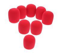 BESPORTBLE 8 PC Copri Microfoni Per Microfono Per Microfono Per Microfono Per Microfono Per Microfono Copri La Protezione Dello Schermo Del Microfono Per I Microfoni Portatili Rosso