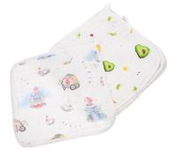 BESPORTBLE 8 pezzi Asciugamani in Cotone Salviette per Bava Morbide e Traspiranti Lavette Ragazzo Ragazza Multiuso con Design Sei Strati Facili da Appendere e Asciugare