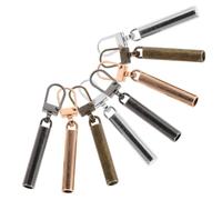 BESPORTBLE 8 Pezzi Di Tiralampo Staccabili Maniglia Per Cerniera Tiralampo Decorativi Teste Di Cerniera Riparazione Tiralampo Di Ricambio Tiralampo Per Bagagli Tiralampo Di Ricambio