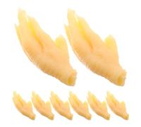 BESPORTBLE 8 Pezzi Food Photography Props Realistic Fake Chicken Feet in PVC For Hotel Restaurant Market And Kitchen Display Lifelike Imitation Food Decor