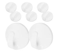 BESPORTBLE 8 pezzi Ganci Magnetici Potenti in Abs Antiruggine Appendiabiti Magnetici Multiuso per Cucina Bagno e Ufficio Adatti Frigoriferi e Superfici Metalliche