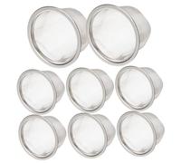 BESPORTBLE 8 pezzi Infusore Tè in Acciaio Resistente Filtro Mesh Fine Sostitutivo per Tisane Sfuse Colino per Casa Ristoranti Tè