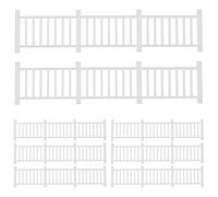 BESPORTBLE 8 Pezzi Mini Recinzioni Vintage per Casa delle Bambole Modelli Miniature Steccato Giardino per Diorami Decorazioni Paesaggistiche Micro con Aspetto Realistico