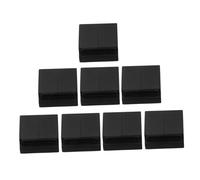 BESPORTBLE 8 Pezzi per Plettri Silicone Nero per Chitarra e Ukulele Porta Plettri Multifunzionale per Musicisti Adatto Vari Generi Musicali e Domestico Palco