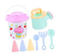 BESPORTBLE 8 Secchiello Sabbia per Mini Secchi Colorati Leggeri per Giochi Spiaggia Estivi Stimola Coordinazione e Manualità Design Resistente per Attività all