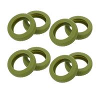 BESPORTBLE 8pezzi Coperture Protettive in Silicone per Ruote Valigia Antiusura e Silenziose Adatte Ruote Girevoli Accessori da Viaggio Verdi