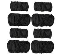 BESPORTBLE 8pezzi Copriruote per Passeggino e Sedia Rotelle Copertura per Ruote Antiscivolo Protezione da Sporco e Usura Design Portatile e Versatile