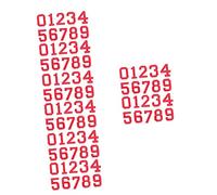 BESPORTBLE 8sets Adesivi Numerici Per Abbigliamento Di Stickers Autoadesivi Per Magliette e Sport Facile Applicazione Su Jeans e Borse Per Personalizzazione Creativa