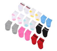 BESPORTBLE 9 Paia Calzini in Cotone per Bambole Accessori Abbigliamento Cheerleader per Calzini Mini per Gioco e Feste di Compleanno