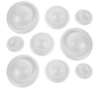 BESPORTBLE 9 Pezzi Kit di Sfere in Schiuma Bianca per Modello Sistema Solare Simulazione di Rotazione e Rivoluzione per Progetti Scolastici in Aula