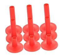 BESPORTBLE 9pezzi Maniche per Piatti per Batteria Base Flangiata in Plastica Durevoli Accessori per Strumenti Musicali Forniture per Batteria Percussione