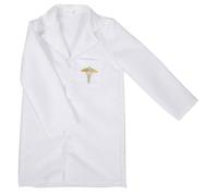 BESPORTBLE Abbigliamento da medico per IL fare finta costume da dottore costume cosplay le ragazze vestono i costumi per giocare le bambine vestono poliestere bianca