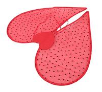 BESPORTBLE Accessori Cosplay da Angelo per Donna a Cuore Nere 53x50 Cm per Costume di San, Oggetti di Scena per Festa e Carnevale, Compatibili per Ballo e Mascherata