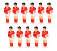 BESPORTBLE Accessori per Calcio Balilla 11 Pezzi Bambole Calciatori in Plastica Rossa, Giocatori da Tavolo Resistenti e Facili da Sostituire, Decorazioni per Macchine Calcio Balilla