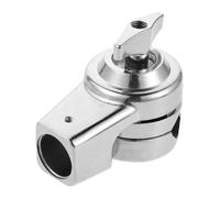 BESPORTBLE Accessori per piatti supporto del braccio del piatto pinza per staffa di sospensione per strumenti musicali hardware di batteria Metallo Argento