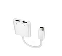 BESPORTBLE Adattatore USB C Jack Microfono Integrato per Smartphone Type-c Trasmissione Audio Digitale Stabile Compatibile con Huawei e Dispositivi Bianco