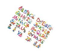 BESPORTBLE Adesivi Alfabeto Inglese Colorati in PVC Resistenti e Autoadesivi per Decorazione Ed Educazione Precoce