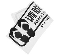 BESPORTBLE Adesivo per Pavimento Togliti Le Scarpe Nero Piccolo Decalcomania per Ingresso Utilizzo in Palestra Yoga e Sala Danza Facile da Applicare e Resistente allo Sbiadimento