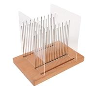 BESPORTBLE Affettatrice per Pane in Legno Regolabile con Base Antiscivolo e Vassoio Raccolta Briciole Guida per Fette Uniformi di Pane Artigianale per Cucina e Sourdough Made At Home