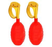 BESPORTBLE Anelli a Spruzzo D’Acqua Regolabili per Scherzi del Pesce D’aprile, Set 2 Pezzi, Giocattoli Divertenti per Adulti, Accessori per Feste e Riunioni Umoristiche