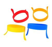BESPORTBLE Anelli per Uova in Silicone 4 Pezzi Facili da Usare per Cucina Professionale e Frittura