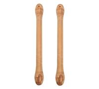 BESPORTBLE Bacchette Per Tamburo Da Guerra in Legno Naturale, 24 Pollici, Set 2 Pezzi, Strumenti Per Percussioni Manico Lungo, Adatte Per Esercizi e Spettacoli Musicali, Uso Domestico e Scolastico